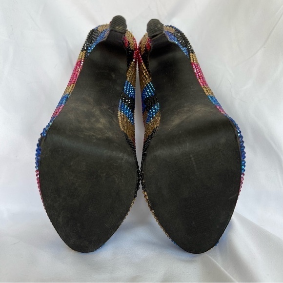 Steve Madden Dyvinal Rhinestone Heels 7 1/2 - Picture 11 of 11